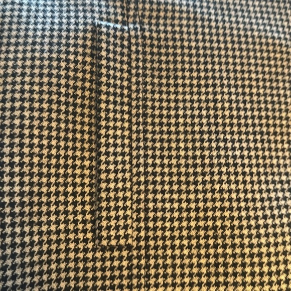 Talbots Sz 12 black white houndstooth single front women’s blazer suit jacket - Picture 8 of 8